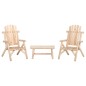 vidaXL 3-tlg. Garten-Lounge-Set Massivholz Fichte vidaXL 3-tlg. Garten-Lounge-Set Massivholz Fichte