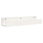 vidaXL Wandregale 2 Stk. Weiß 50x12x9 cm Massivholz Kiefer vidaXL Wandregale 2 Stk. Weiß 50x12x9 cm Massivholz Kiefer