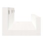 vidaXL Wandregale 2 Stk. Weiß 50x12x9 cm Massivholz Kiefer vidaXL Wandregale 2 Stk. Weiß 50x12x9 cm Massivholz Kiefer