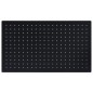 vidaXL Regenbrause Edelstahl 50x30 cm Rechteckig Schwarz vidaXL Regenbrause Edelstahl 50x30 cm Rechteckig Schwarz