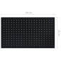vidaXL Regenbrause Edelstahl 50x30 cm Rechteckig Schwarz vidaXL Regenbrause Edelstahl 50x30 cm Rechteckig Schwarz