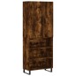 Highboard Räuchereiche 69,5x34x180 cm Holzwerkstoff Highboard Räuchereiche 69,5x34x180 cm Holzwerkstoff