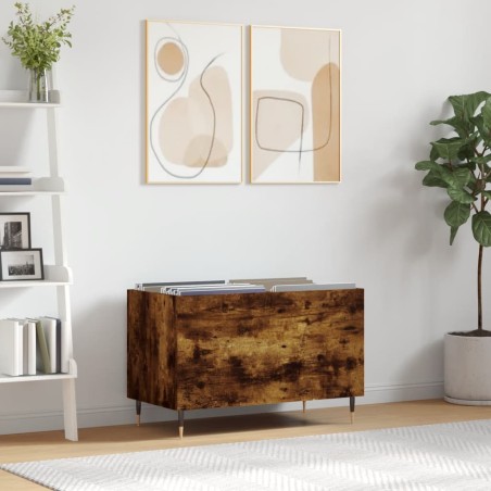 vidaXL Plattenschrank Räuchereiche 74,5x38x48 cm Holzwerkstoff