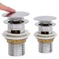 vidaXL Ablaufgarnitur mit Überlauf Chrom 6,4x6,4x9,1 cm vidaXL Ablaufgarnitur mit Überlauf Chrom 6,4x6,4x9,1 cm