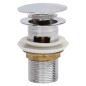 vidaXL Ablaufgarnitur mit Überlauf Chrom 6,4x6,4x9,1 cm vidaXL Ablaufgarnitur mit Überlauf Chrom 6,4x6,4x9,1 cm