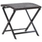 vidaXL Klapphocker Poly Rattan Braun vidaXL Klapphocker Poly Rattan Braun