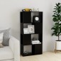 vidaXL Bücherregal Raumteiler Schwarz 60x24x124,5 cm Holzwerkstoff vidaXL Bücherregal Raumteiler Schwarz 60x24x124,5 cm Holzwerkstoff