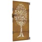 vidaXL Gartentor 85x200 cm Cortenstahl Baum-Design vidaXL Gartentor 85x200 cm Cortenstahl Baum-Design