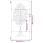 vidaXL Gartentor 85x200 cm Cortenstahl Baum-Design vidaXL Gartentor 85x200 cm Cortenstahl Baum-Design