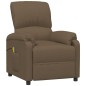 vidaXL Massagesessel Braun Stoff vidaXL Massagesessel Braun Stoff