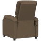 vidaXL Massagesessel Braun Stoff vidaXL Massagesessel Braun Stoff