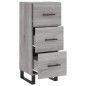 vidaXL Sideboard Grau Sonoma 34,5x34x90 cm Holzwerkstoff vidaXL Sideboard Grau Sonoma 34,5x34x90 cm Holzwerkstoff