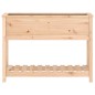 vidaXL Pflanzkübel mit Ablage 111,5x34,5x81 cm Massivholz Kiefer vidaXL Pflanzkübel mit Ablage 111,5x34,5x81 cm Massivholz Kiefer