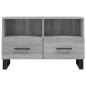 vidaXL TV-Schrank Grau Sonoma 80x36x50 cm Holzwerkstoff vidaXL TV-Schrank Grau Sonoma 80x36x50 cm Holzwerkstoff