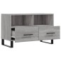 vidaXL TV-Schrank Grau Sonoma 80x36x50 cm Holzwerkstoff vidaXL TV-Schrank Grau Sonoma 80x36x50 cm Holzwerkstoff