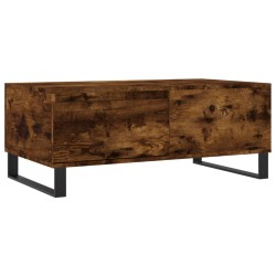 vidaXL Couchtisch Räuchereiche 90x50x36,5 cm Holzwerkstoff