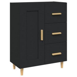 vidaXL Sideboard Schwarz 69,5x34x90 cm Holzwerkstoff
