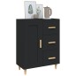 vidaXL Sideboard Schwarz 69,5x34x90 cm Holzwerkstoff vidaXL Sideboard Schwarz 69,5x34x90 cm Holzwerkstoff