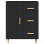 vidaXL Sideboard Schwarz 69,5x34x90 cm Holzwerkstoff vidaXL Sideboard Schwarz 69,5x34x90 cm Holzwerkstoff