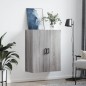 vidaXL Wandschrank Grau Sonoma 69,5x34x90 cm vidaXL Wandschrank Grau Sonoma 69,5x34x90 cm