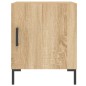 vidaXL Nachttisch Sonoma-Eiche 40x40x50 cm Holzwerkstoff vidaXL Nachttisch Sonoma-Eiche 40x40x50 cm Holzwerkstoff