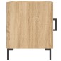 vidaXL Nachttisch Sonoma-Eiche 40x40x50 cm Holzwerkstoff vidaXL Nachttisch Sonoma-Eiche 40x40x50 cm Holzwerkstoff