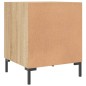 vidaXL Nachttisch Sonoma-Eiche 40x40x50 cm Holzwerkstoff vidaXL Nachttisch Sonoma-Eiche 40x40x50 cm Holzwerkstoff