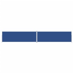 vidaXL Seitenmarkise Ausziehbar Blau 200x1200 cm