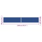 vidaXL Seitenmarkise Ausziehbar Blau 200x1200 cm vidaXL Seitenmarkise Ausziehbar Blau 200x1200 cm