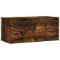 vidaXL Wandschrank Räuchereiche 80x36,5x35 cm Holzwerkstoff vidaXL Wandschrank Räuchereiche 80x36,5x35 cm Holzwerkstoff