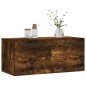 vidaXL Wandschrank Räuchereiche 80x36,5x35 cm Holzwerkstoff vidaXL Wandschrank Räuchereiche 80x36,5x35 cm Holzwerkstoff