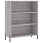 vidaXL Regalschrank Grau Sonoma 69,5x32,5x90 cm Holzwerkstoff vidaXL Regalschrank Grau Sonoma 69,5x32,5x90 cm Holzwerkstoff