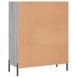 vidaXL Regalschrank Grau Sonoma 69,5x32,5x90 cm Holzwerkstoff vidaXL Regalschrank Grau Sonoma 69,5x32,5x90 cm Holzwerkstoff