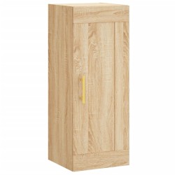 vidaXL Wandschrank Sonoma-Eiche 34,5x34x90 cm Holzwerkstoff