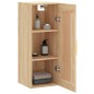 vidaXL Wandschrank Sonoma-Eiche 34,5x34x90 cm Holzwerkstoff vidaXL Wandschrank Sonoma-Eiche 34,5x34x90 cm Holzwerkstoff