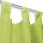 vidaXL Vorhänge Mikro-Satin 2 Stk. mit Schlaufen 140×245 cm Grün vidaXL Vorhänge Mikro-Satin 2 Stk. mit Schlaufen 140×245 cm Grün