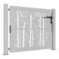 vidaXL Gartentor 105x105 cm Cortenstahl Bambus-Design vidaXL Gartentor 105x105 cm Cortenstahl Bambus-Design