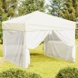 vidaXL Partyzelt Faltbar mit Seitenwänden Creme 3x3 m vidaXL Partyzelt Faltbar mit Seitenwänden Creme 3x3 m