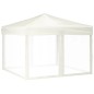 vidaXL Partyzelt Faltbar mit Seitenwänden Creme 3x3 m vidaXL Partyzelt Faltbar mit Seitenwänden Creme 3x3 m