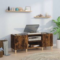 vidaXL Plattenschrank Räuchereiche 121x38x48 cm Holzwerkstoff