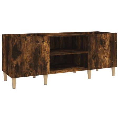 vidaXL Plattenschrank Räuchereiche 121x38x48 cm Holzwerkstoff