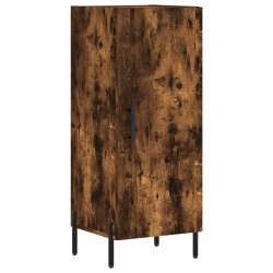 vidaXL Sideboard Räuchereiche 34,5x34x90 cm Holzwerkstoff