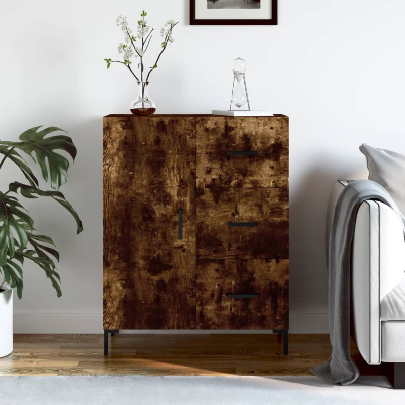 vidaXL Sideboard Räuchereiche 69,5x34x90 cm Holzwerkstoff vidaXL Sideboard Räuchereiche 69,5x34x90 cm Holzwerkstoff