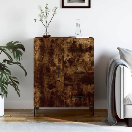 vidaXL Sideboard Räuchereiche 69,5x34x90 cm Holzwerkstoff