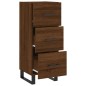 vidaXL Sideboard Braun Eichen-Optik 34,5x34x90 cm Holzwerkstoff vidaXL Sideboard Braun Eichen-Optik 34,5x34x90 cm Holzwerkstoff
