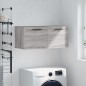vidaXL Wandschrank Grau Sonoma 80x36,5x35 cm Holzwerkstoff vidaXL Wandschrank Grau Sonoma 80x36,5x35 cm Holzwerkstoff