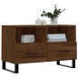 vidaXL TV-Schrank Braun Eichen-Optik 80x36x50 cm Holzwerkstoff vidaXL TV-Schrank Braun Eichen-Optik 80x36x50 cm Holzwerkstoff
