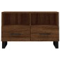 vidaXL TV-Schrank Braun Eichen-Optik 80x36x50 cm Holzwerkstoff vidaXL TV-Schrank Braun Eichen-Optik 80x36x50 cm Holzwerkstoff