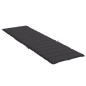 Sonnenliegen-Auflage Schwarz 200x70x3 cm Oxford-Gewebe Sonnenliegen-Auflage Schwarz 200x70x3 cm Oxford-Gewebe