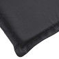 Sonnenliegen-Auflage Schwarz 200x70x3 cm Oxford-Gewebe Sonnenliegen-Auflage Schwarz 200x70x3 cm Oxford-Gewebe